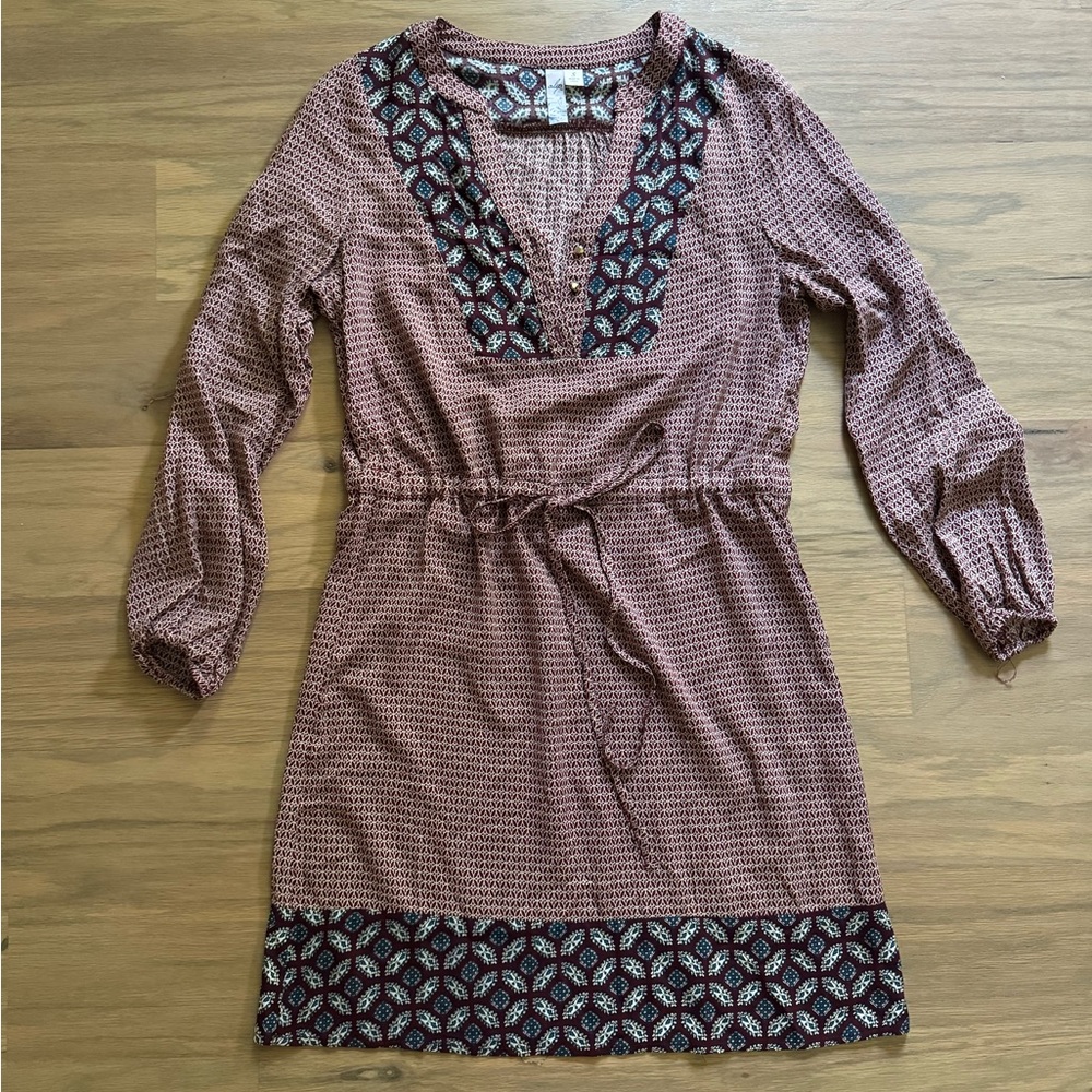 Cute Dress small with waist string for adjustment